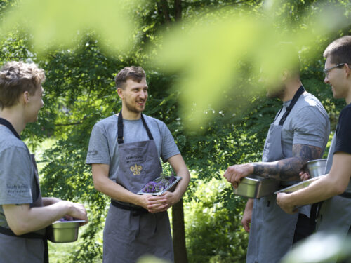 chef David Bielecki, ramassage de lilas