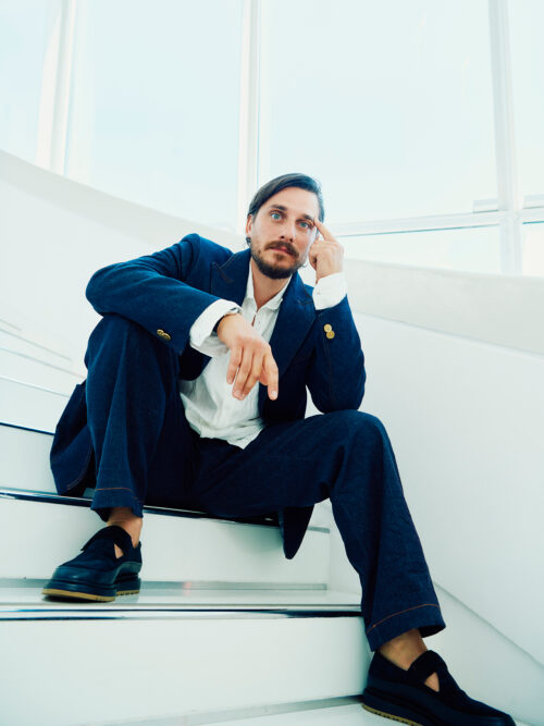 Luca Marinelli, Italian actor. Cannes 2022.
